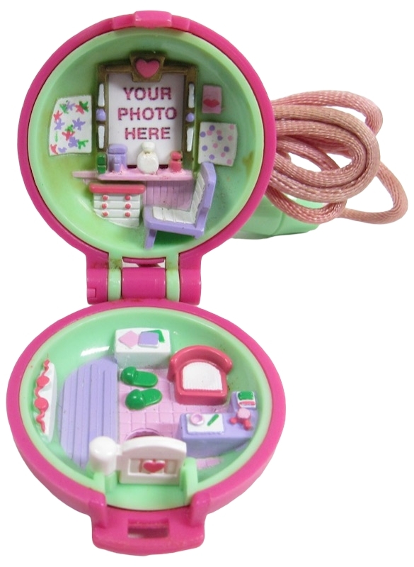 1991 - Polly Pocket Polly in her Keep-Fit Locket - Bluebird Toys